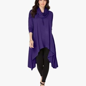 Hooded High Low Tunic